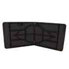 Mesa Dobrável Portátil 1,80 Que Vira Maleta Para Camping Prai