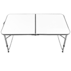 Mesa Dobrável Portátil Em Alumíno Mesdob120 Trato - Branco