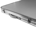 Mesa Dobrável Portátil Em Alumíno Mesdob120 Trato - Cinza