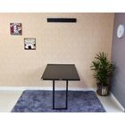 Mesa Dobrável Retrátil De Parede 120x75 - Preta