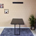 Mesa Dobrável Retrátil De Parede 120x75 Preto
