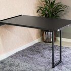 Mesa Dobrável Retrátil De Parede 120x75 Preto