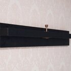 Mesa Dobrável Retrátil De Parede 120x75 Preto