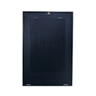 Mesa Dobrável Retrátil De Parede Retangular Em Mdf Preta - Mó