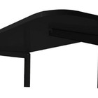 Mesa Dobravél Retratil Preto P/ Cozinha Moderna Planejada.