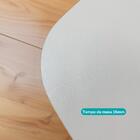 Mesa Dobrável Tampo Branco Tubos Prata 216 Carraro