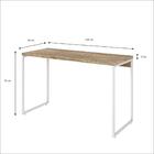 Mesa Dynamica 120x50x75cm Estrutura Branca