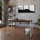 Mesa Dynamica 120x50x75cm Estrutura Branca