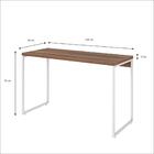 Mesa Dynamica 120x50x75cm Estrutura Branca