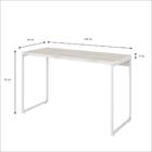 Mesa Dynamica 120x50x75cm Estrutura Branca