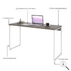 Mesa Dynamica 135x50x75cm Estrutura Branca