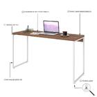 Mesa Dynamica 135x50x75cm Estrutura Branca