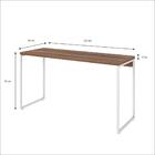 Mesa Dynamica 135x50x75cm Estrutura Branca