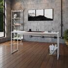 Mesa Dynamica 150x50x75cm Estrutura Branca