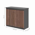 Mesa E Balcão Xena Noce Preto