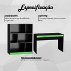 Mesa E Estante Para Escritorio Gamer B28 Novam