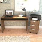 Mesa E Gaveteiro 3 Gavetas Para Escritorio Gamer B29 Novam