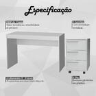 Mesa E Gaveteiro 3 Gavetas Para Escritorio Gamer B29 Novam