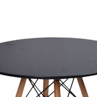 Mesa Eames De Mdf Preto- 80cm