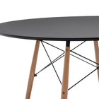 Mesa Eames De Mdf Preto- 80cm