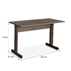 Mesa Ecoplus 1,20 M Terrarum/preto