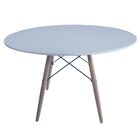 Mesa Eiffel 80cm Redonda Branco L15 - Facthus