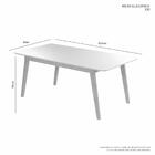 Mesa Elegance Candian Canto Copo Tampo Vidro 120cm Jcm Movela