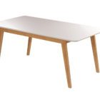 Mesa Elegance Candian Canto Copo Tampo Vidro 120cm Jcm Movela