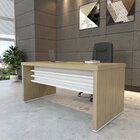 Mesa Elegante Para Escritório Executivo 1,6m Tamburato Carval