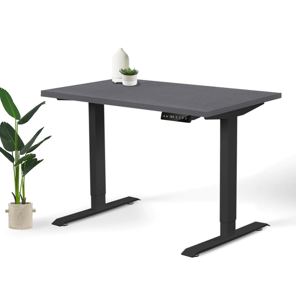 Mesa Elétrica Motor Duplo Com Regulagem De Altura Tampo Imita