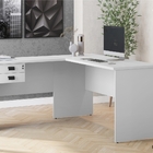 Mesa Em L 120 Look Branco