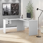 Mesa Em L 120 Look Branco