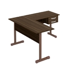 Mesa Em L Califórnia Marrom