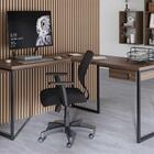 Mesa Em L Com 1 Gavetas Ferv Afarra