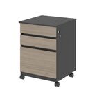 Mesa Em L Com Arquivo Arruda Nogueira Preto