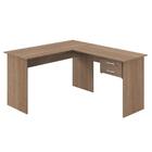Mesa Em L Com Gaveta Mantel Montana