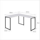 Mesa Em L Dynamica Office 120x140x75cm