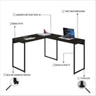 Mesa Em L Dynamica Office 120x140x75cm