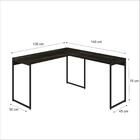 Mesa Em L Dynamica Office 135x140x75cm