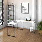 Mesa Em L Dynamica Office 135x140x75cm