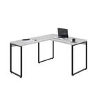 Mesa Em L Kuadra Office 120x150x75cm