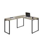 Mesa Em L Kuadra Office 120x150x75cm