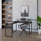 Mesa Em L Kuadra Office 120x150x75cm
