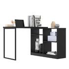 Mesa Em L Oficial Preto Onix