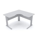 Mesa Em L P/ Escritório 150x150 Pandin Maxxi - Cinza