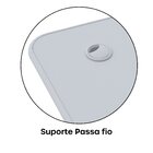 Mesa Em L P/ Escritório 150x150 Pandin Maxxi - Cinza