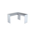 Mesa Em L Para Escritório -  120x44cm Branco