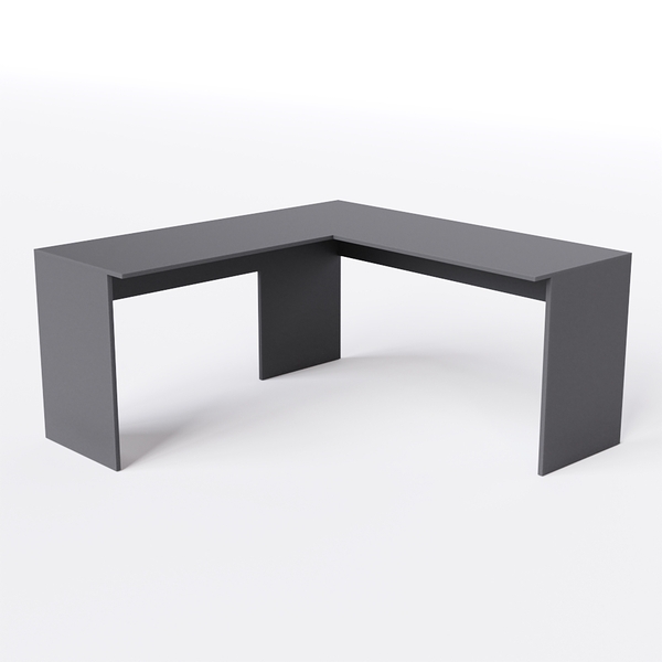 Mesa Em L Para Escritório -  150x44cm Grafite