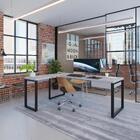 Mesa Em L Presidente C/01 Gav. 190x160x75cm Yon