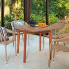 Mesa Em Madeira Maciça Redonda 75cmx120cm Ipanema